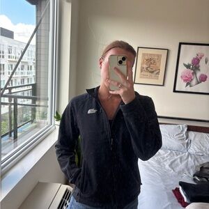 North Face black shell jacket